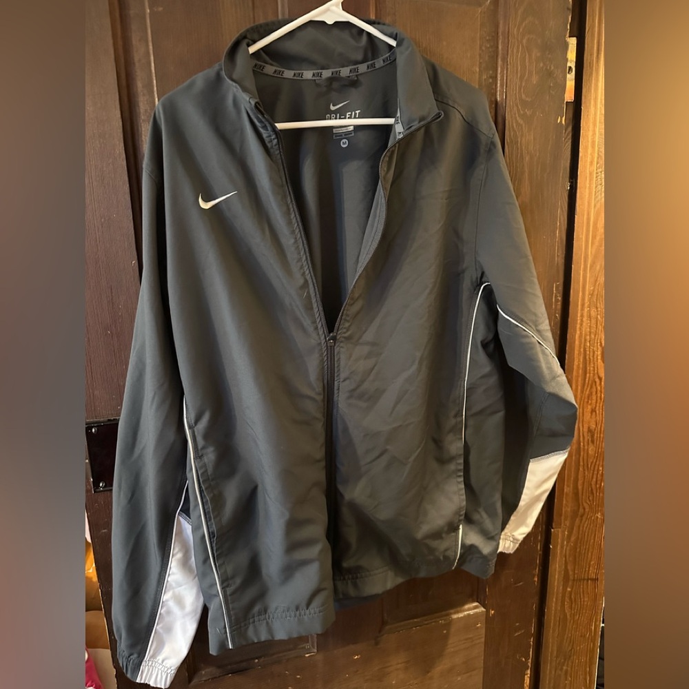 Nike Men's Black and White Jacket